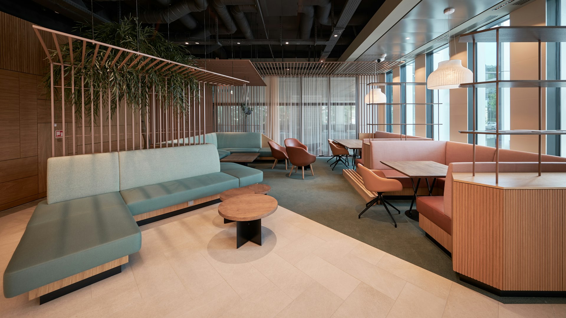 Commercial office lounge