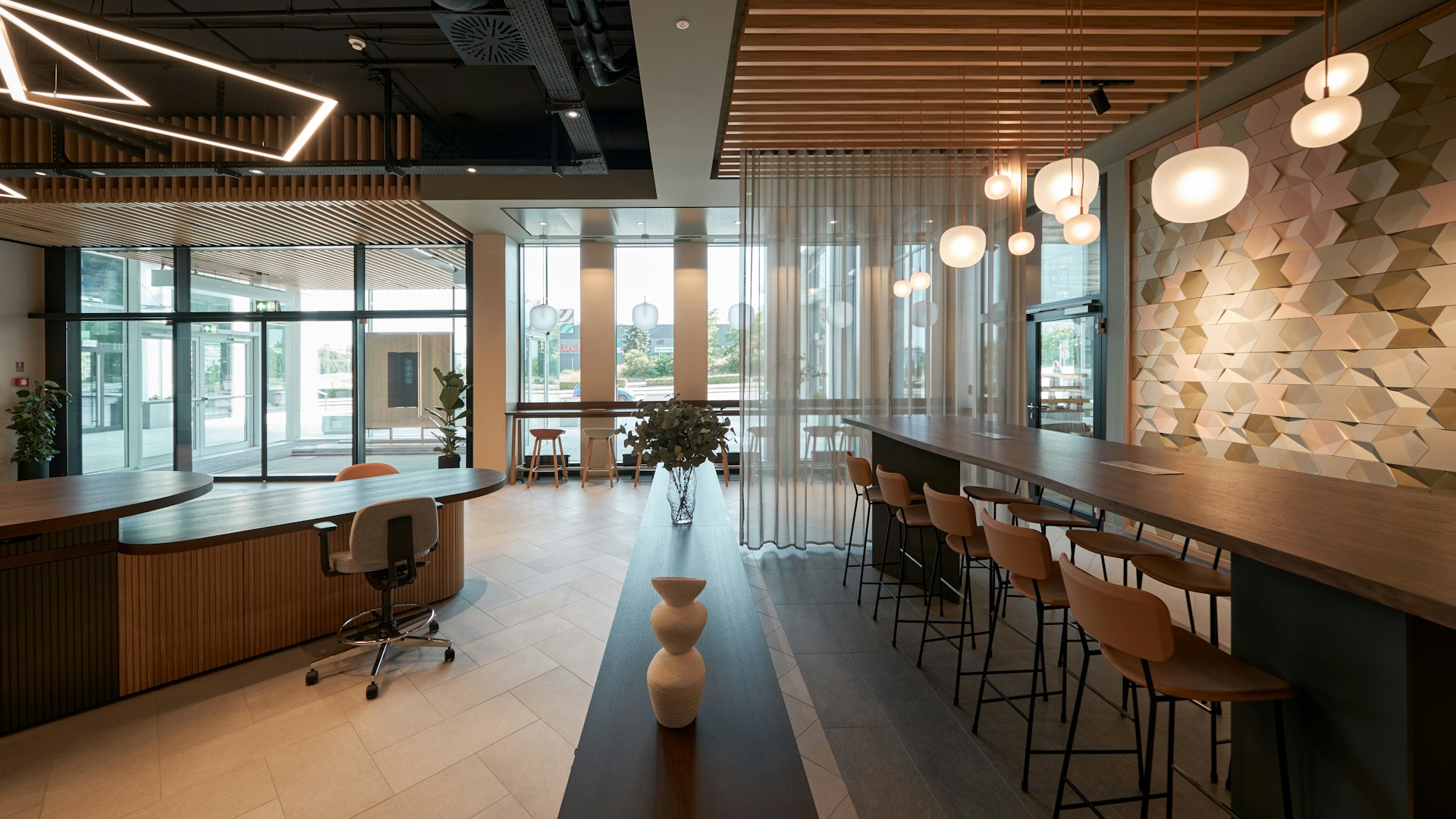 Commercial office workspace